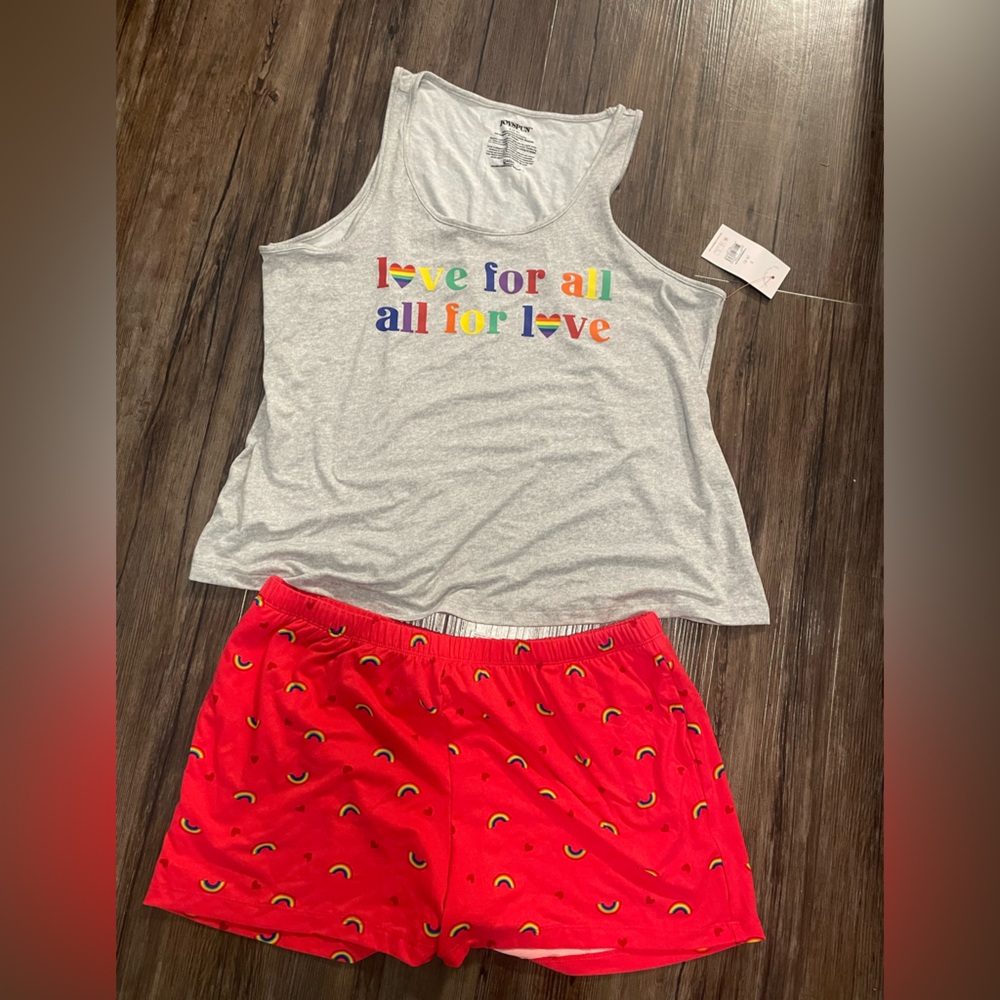 NWT Pride Pajama Set